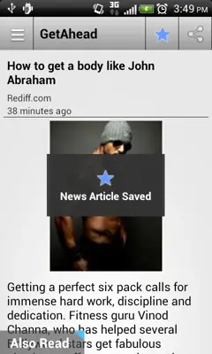 Rediff News android App screenshot 1