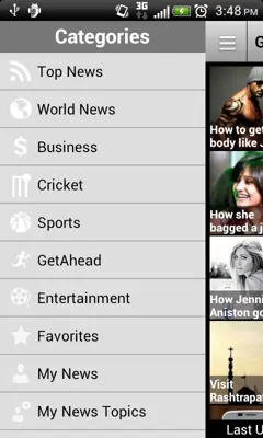 Rediff News android App screenshot 6